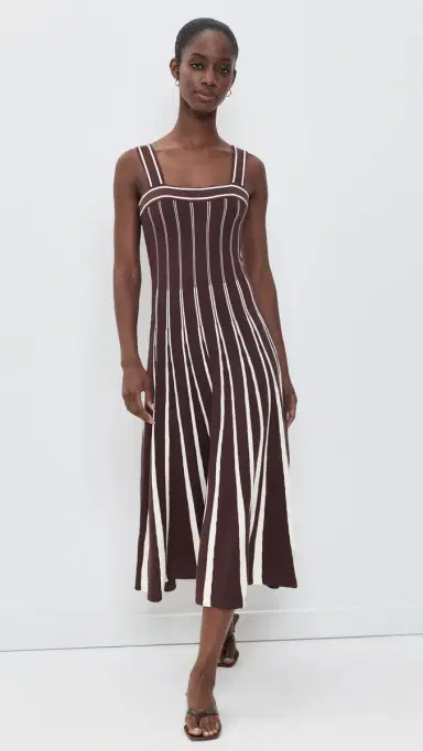 ASTR The Label Marlen Dress Brown Cream L | Thumbnail 2 ASTR The Label Marlen Dress Brown Cream L | Thumbnail 2