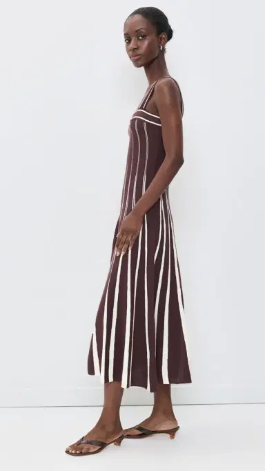ASTR The Label Marlen Dress Brown Cream L | Thumbnail 4 ASTR The Label Marlen Dress Brown Cream L | Thumbnail 4
