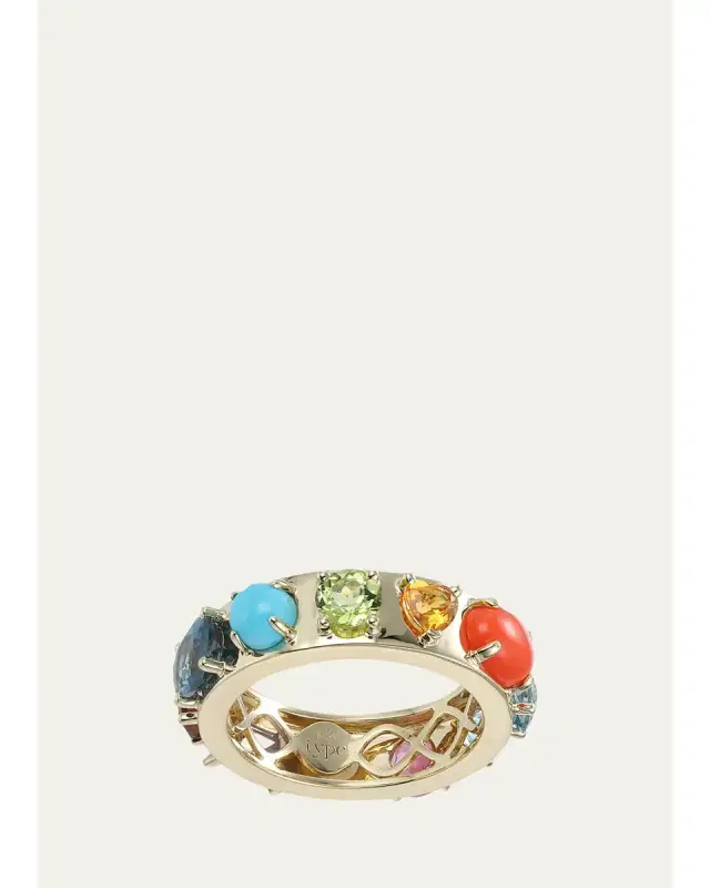 Type Jewelry LEGGO Spin Multi-Stone 2 Ring