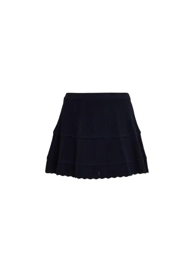 LoveShackFancy Rora Cable-Knit Mini Skirt