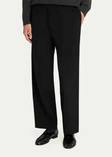 The Row Men's Pascale Wool Twill Pull-On Pants | Thumbnail 4
