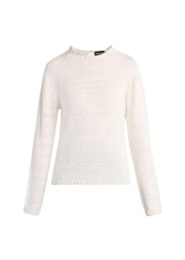Giorgio Armani Silk Knit Beaded Crewneck Sweater