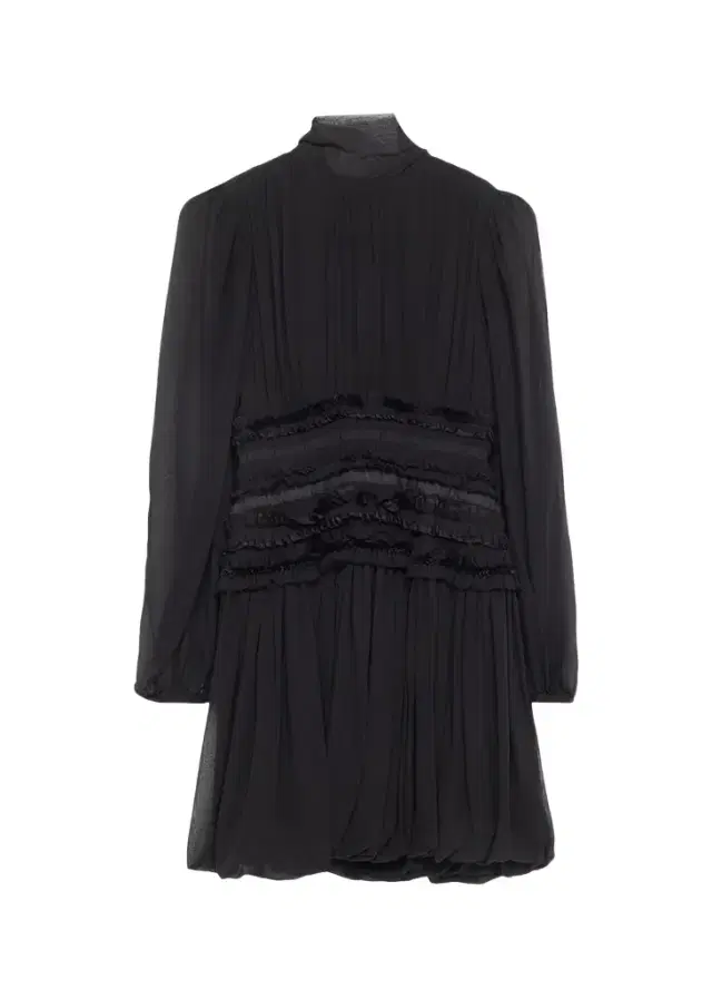 Ulla Johnson Celestine Long-Sleeve Mini Silk Dress