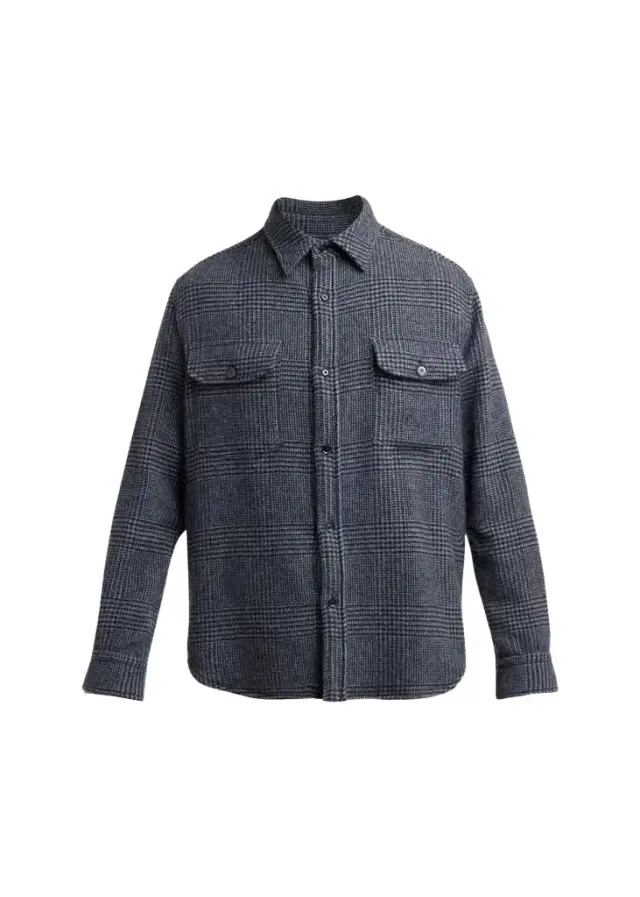 Brioni Men's Vagabond Cashmere Plaid Overshirt