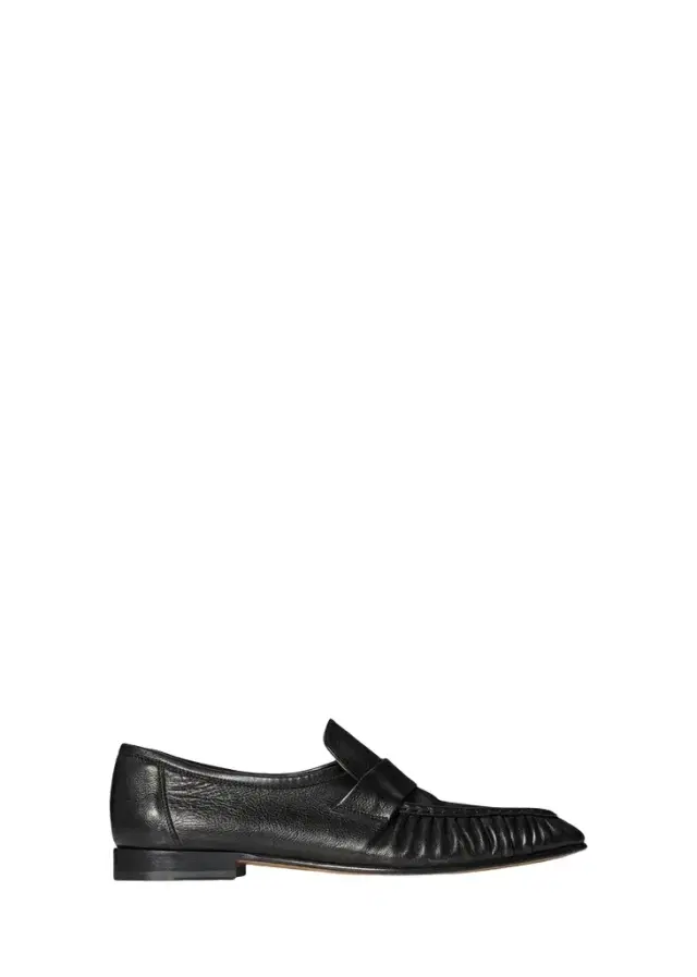 Men's Soft Grained Leather Penny Loafers