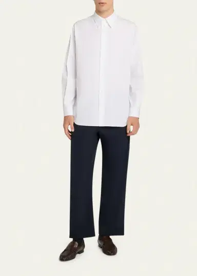 The Row Men's Tomek Cotton Poplin Dress Shirt | Thumbnail 2