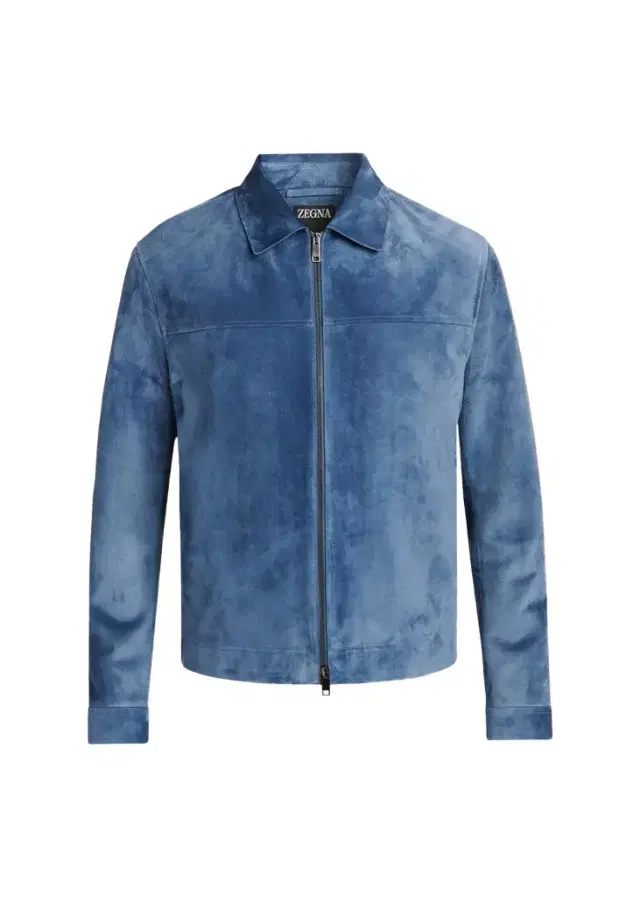 Zegna Men's Suede Full-Zip Blouson