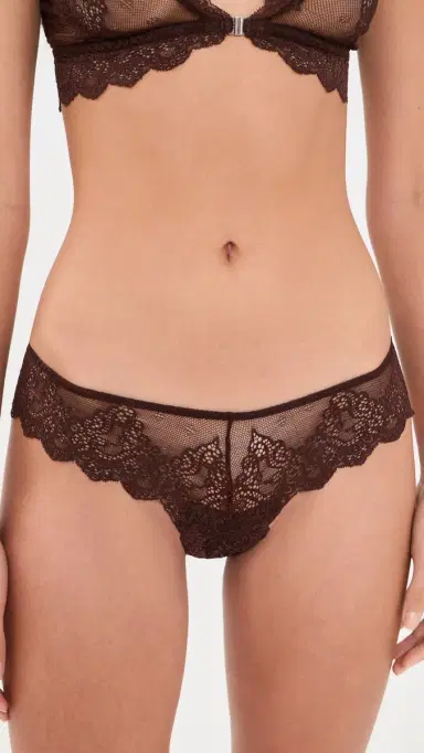 Only Hearts Brazilian Bikini Panties Chocolate | Thumbnail 2