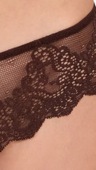 Only Hearts Brazilian Bikini Panties Chocolate | Thumbnail 5