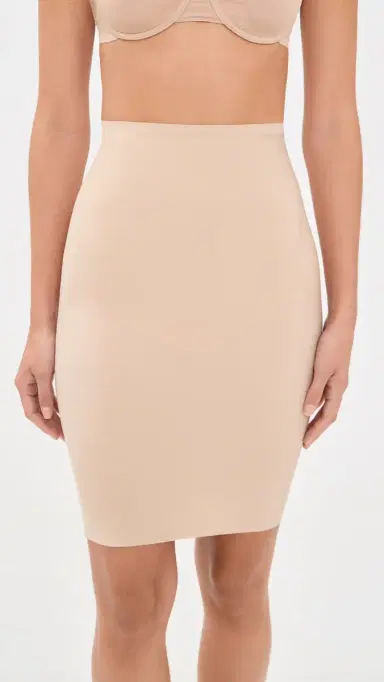Commando Zone High Waisted Half Slip Beige | Thumbnail 2