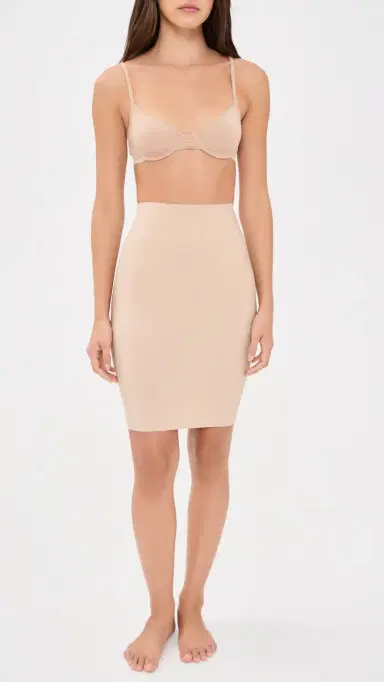 Commando Zone High Waisted Half Slip Beige | Thumbnail 5