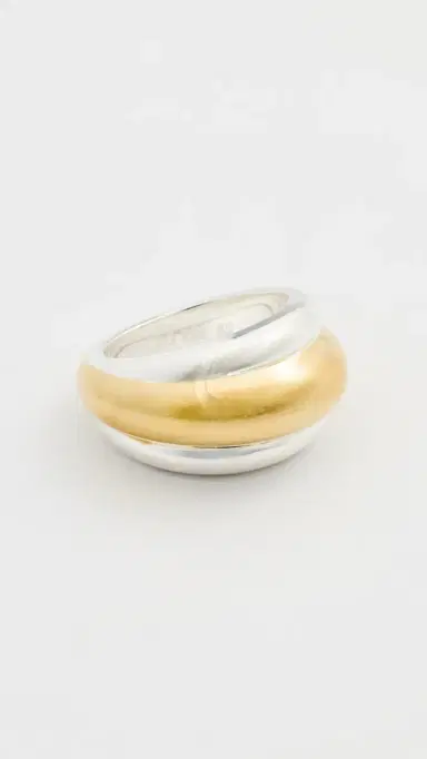 LIÉ STUDIO The Zoe Ring Mixed Metal | Thumbnail 2