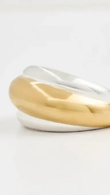 LIÉ STUDIO The Zoe Ring Mixed Metal | Thumbnail 4