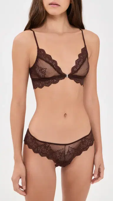 Only Hearts Front Closure Bralette Chocolate | Thumbnail 5