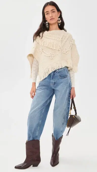 ISABEL MARANT ÉTOILE Kacie Top Ecru One Size | Thumbnail 5