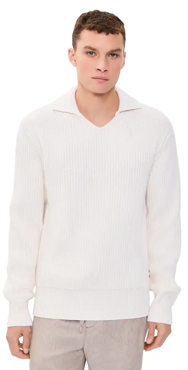 Orlebar Brown Callahan Rib Pullover Thasos Beach