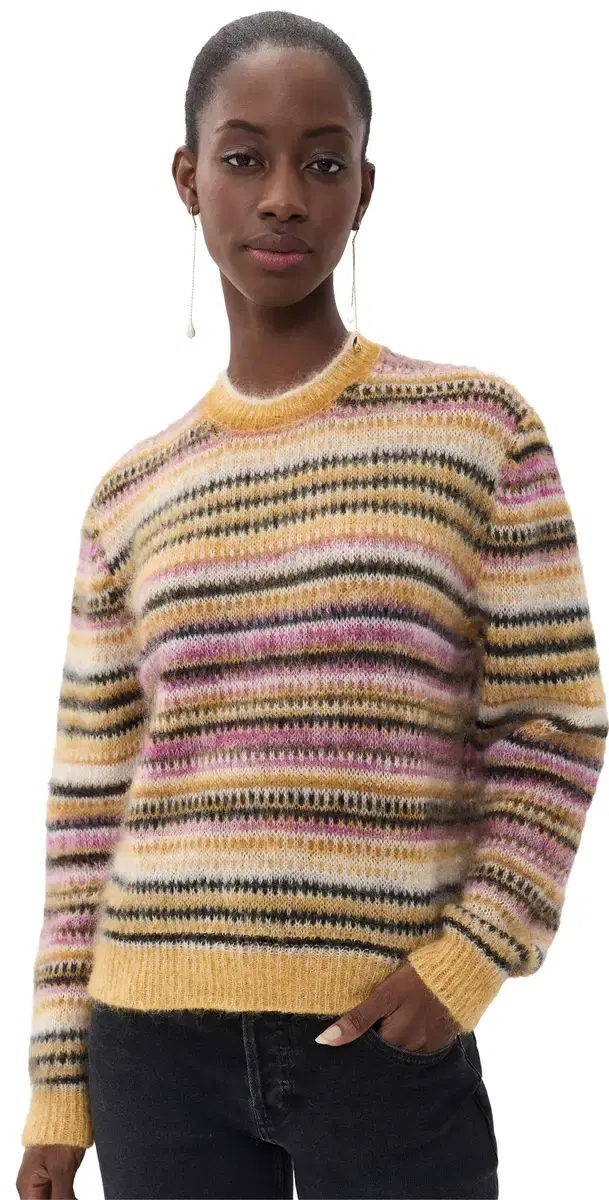 Isabel Marant Étoile Morine Mohair Sweater Mustard