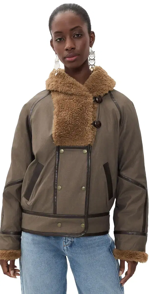 ISABEL MARANT ÉTOILE Olinka Jacket Brown