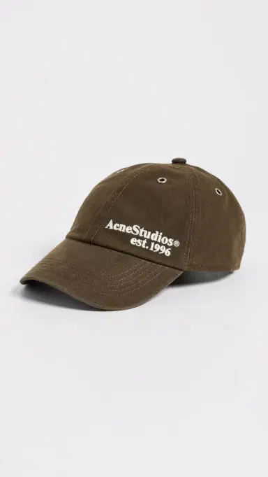 Acne Studios Cuddy Waxed Cotton Canvas Cap Brown One Size | Thumbnail 2