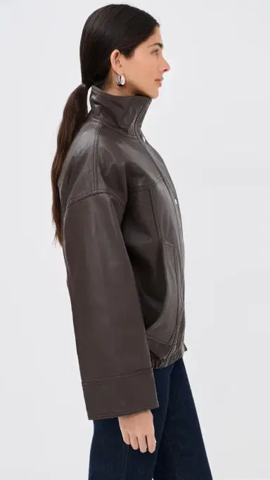 RÓHE Reinvented Leather Jacket Earth | Thumbnail 4