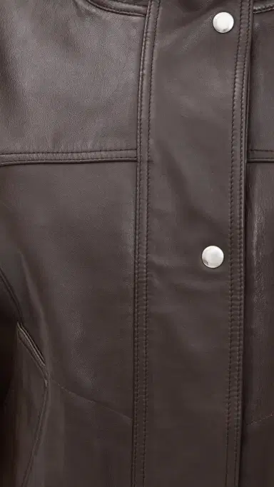 RÓHE Reinvented Leather Jacket Earth | Thumbnail 6