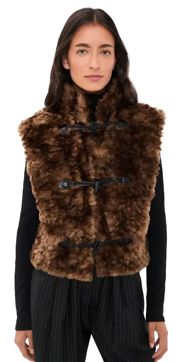Jocya Vest Brown