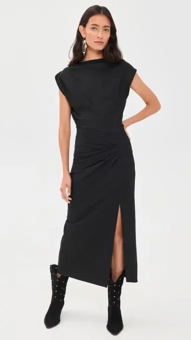 ISABEL MARANT ÉTOILE Naerys Dress Black | Thumbnail 2