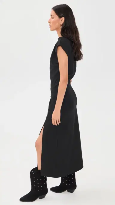 ISABEL MARANT ÉTOILE Naerys Dress Black | Thumbnail 4