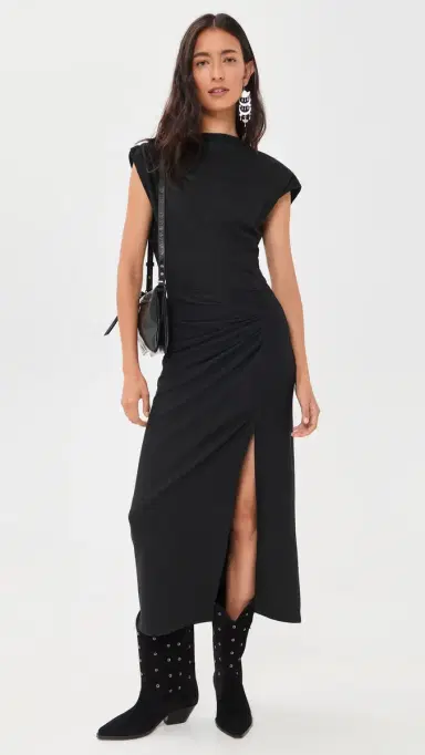 ISABEL MARANT ÉTOILE Naerys Dress Black | Thumbnail 5