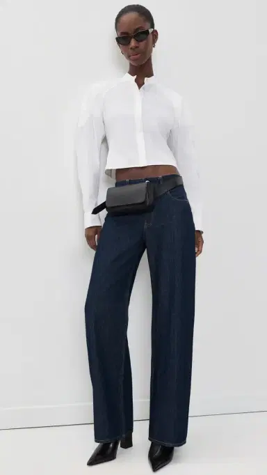 Helmut Lang addle Button Down Shirt White | Thumbnail 5