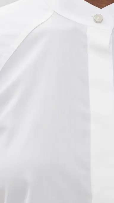 Helmut Lang addle Button Down Shirt White | Thumbnail 6