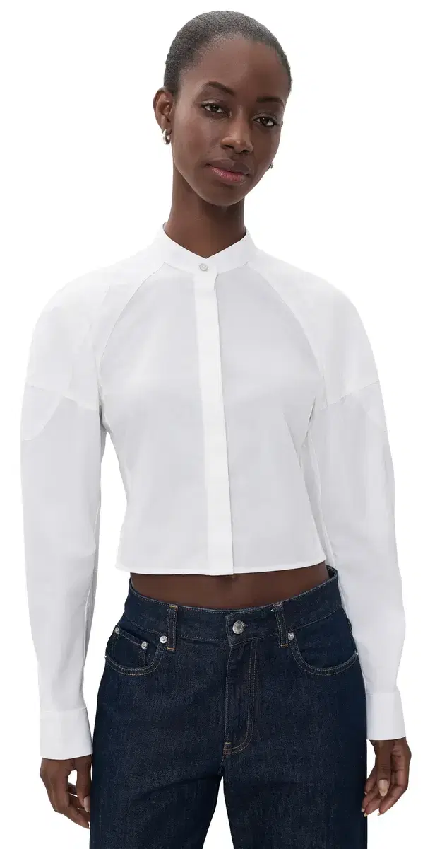 Helmut Lang addle Button Down Shirt White