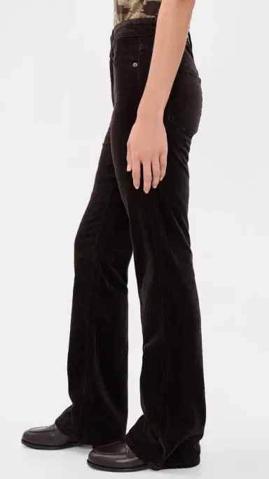 Good American Good Classic Bootcut Corduroy Pants Espresso | Thumbnail 4 Good American Good Classic Bootcut Corduroy Pants Espresso | Thumbnail 4