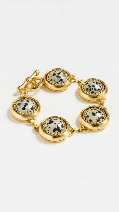 Brinker + Eliza Kit Bubble Bracelet DALMATION JASPER One Size | Thumbnail 2