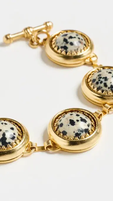 Brinker + Eliza Kit Bubble Bracelet DALMATION JASPER One Size | Thumbnail 4