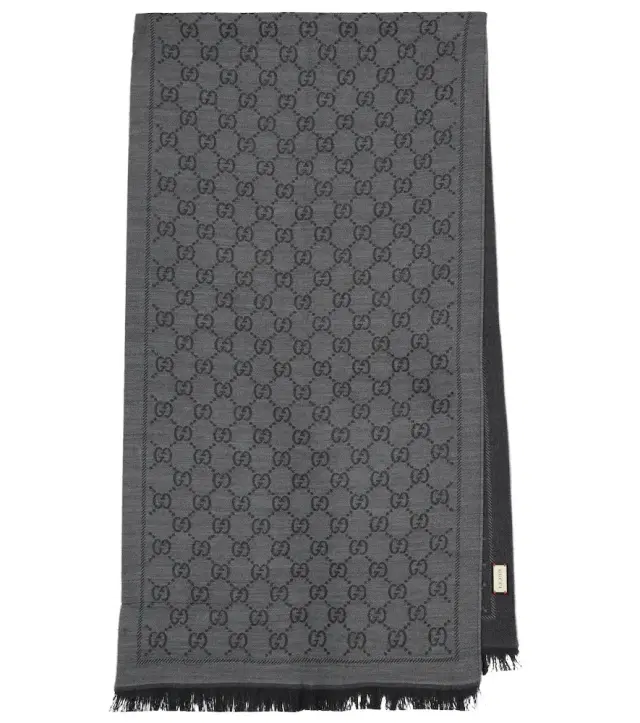 Gucci GG wool jacquard scarf