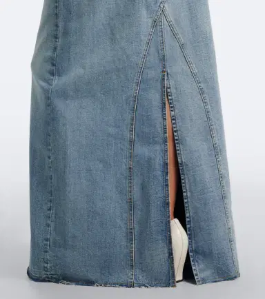 Maison Margiela Paneled denim maxi skirt | Thumbnail 4