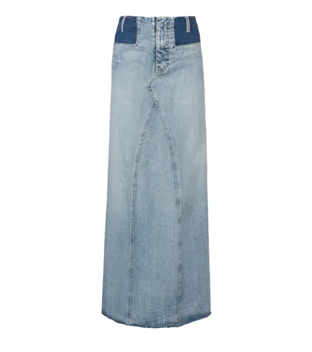 Maison Margiela Paneled denim maxi skirt