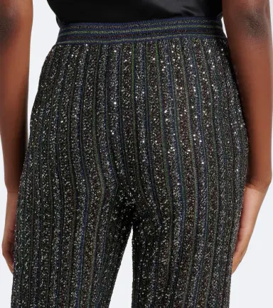 Missoni Knitted sequined flared pants | Thumbnail 3