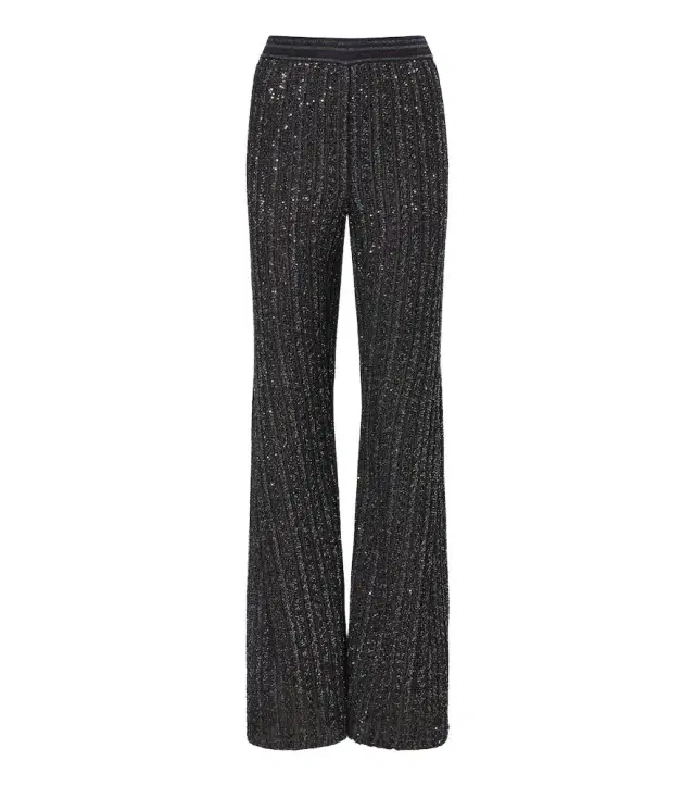 Missoni Knitted sequined flared pants