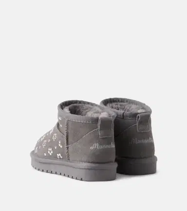 Monnalisa Studded suede ankle boots | Thumbnail 3