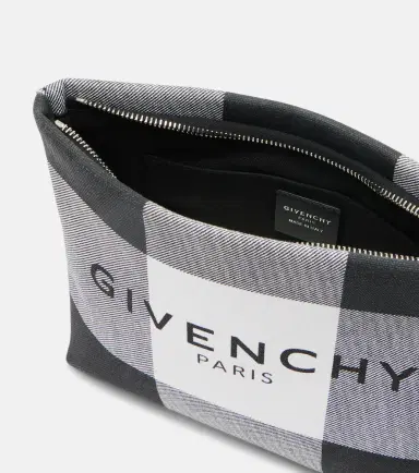 Givenchy Logo checked pouch | Thumbnail 2
