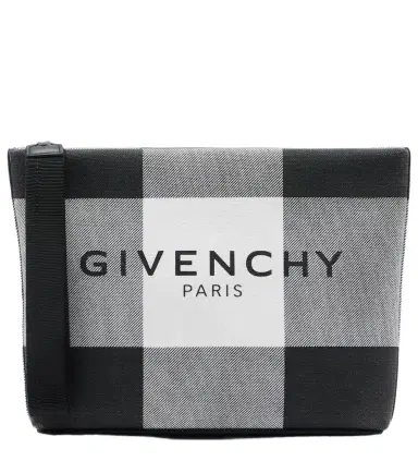 Givenchy Logo checked pouch | Thumbnail 1