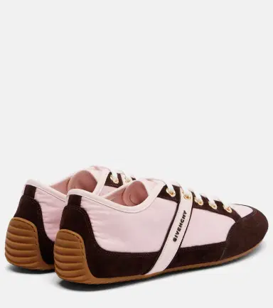 Givenchy Slim suede-trimmed sneakers | Thumbnail 2