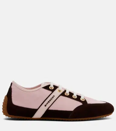 Givenchy Slim suede-trimmed sneakers | Thumbnail 3