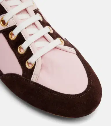 Givenchy Slim suede-trimmed sneakers | Thumbnail 4