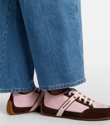 Givenchy Slim suede-trimmed sneakers | Thumbnail 6