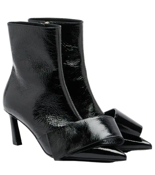 Givenchy Twisted Ribbon leather ankle boots