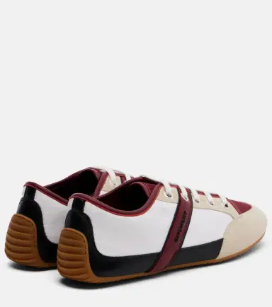 Givenchy Slim suede-trimmed sneakers | Thumbnail 4