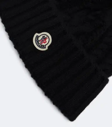 Moncler Logo wool and cashmere beanie | Thumbnail 2